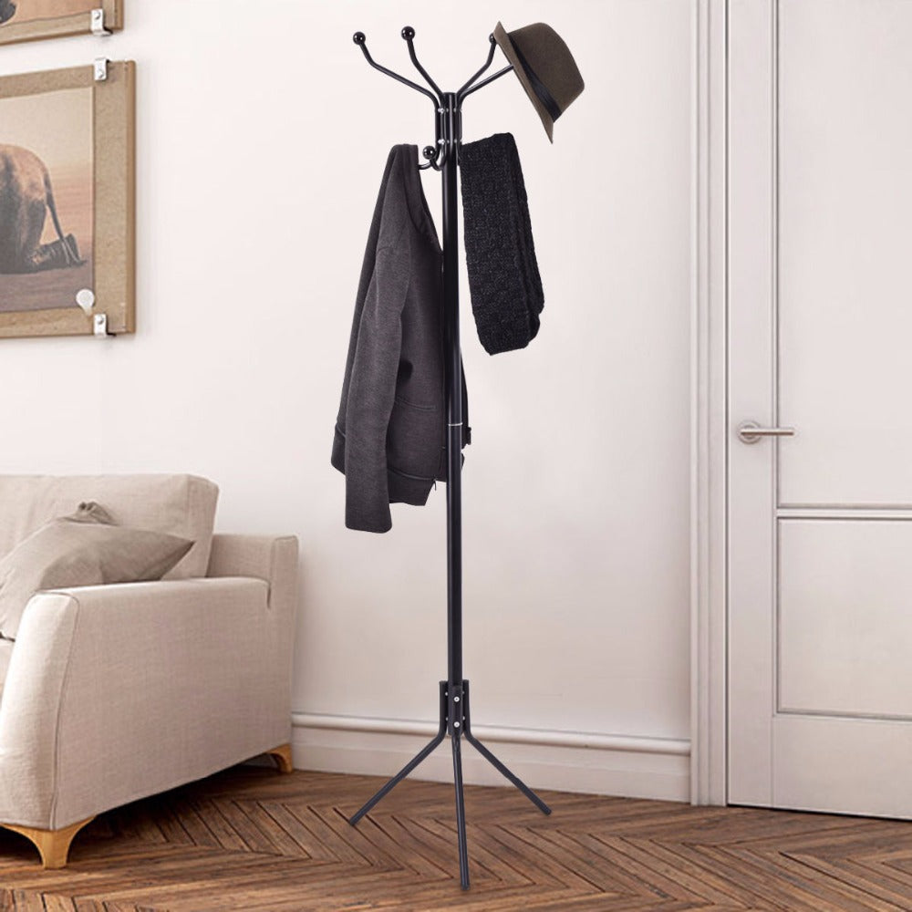 Black Metal Coat Stand