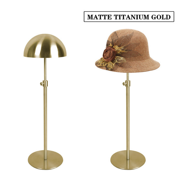 METAL STAINESS STEEL HAT CAP DISPLAY STAND HOLDER RACK Height Adjustable MJ05
