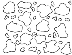 Cow Pattern Outline