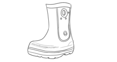 Crocs Boot Outline
