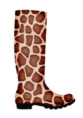 Giraffe Pattern Wellies Design (image only)