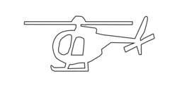 Helicopter Outline