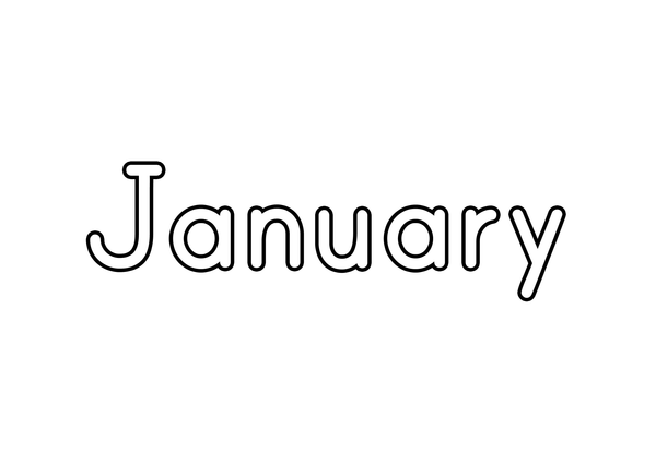 Months of the Year (zip file of images)