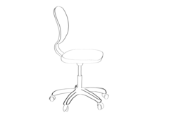 Swivel Chair Outline