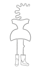 Lucy Mannequin Outline