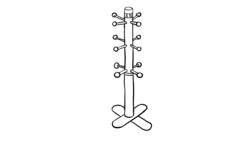 Pencil Coat Stand Outline
