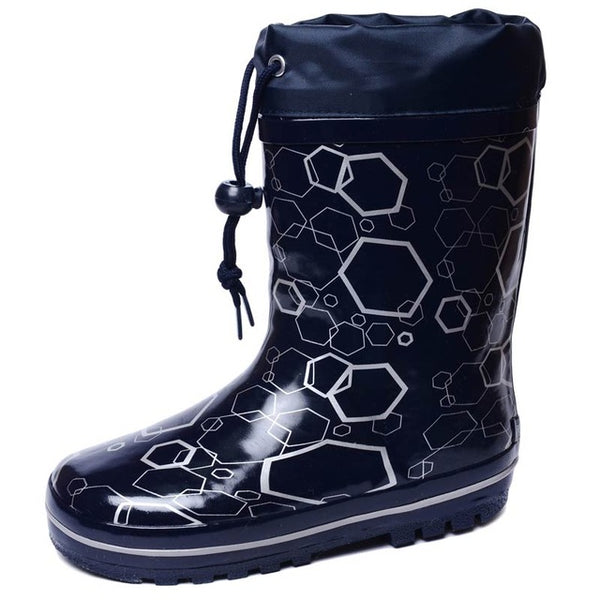 FLAMINGO branded 2017 new collection spring-autumn fashion gumboots with wool quality anti-slip kids shoes for boys 71-HL-0020