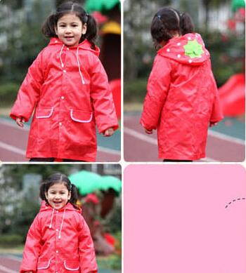 kids Raincoat - blue, green, or pink