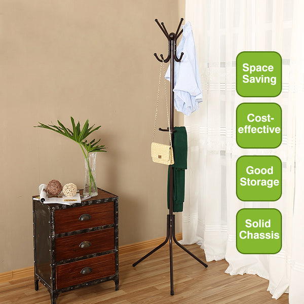 Metal Free Standing Coat Rack