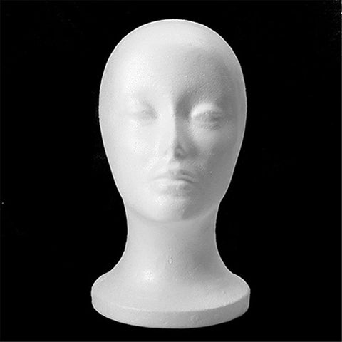 Female Styrofoam Head