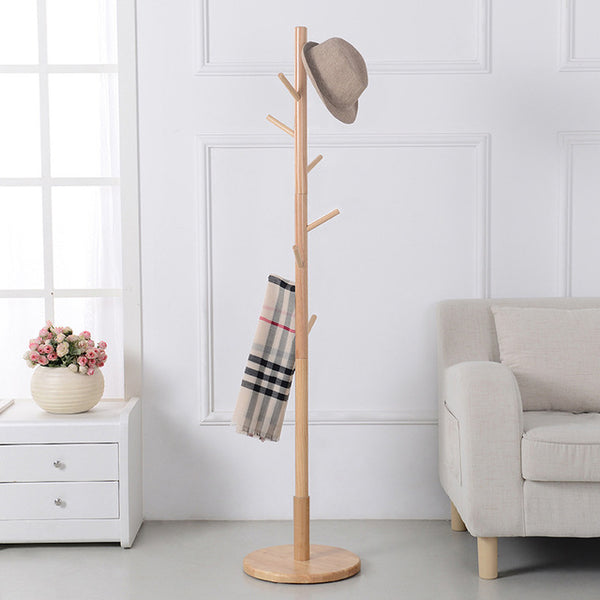 9 hook multi-color tree-style coat stand