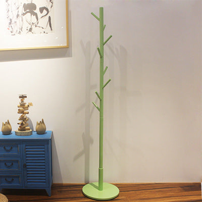 9 hook multi-color tree-style coat stand