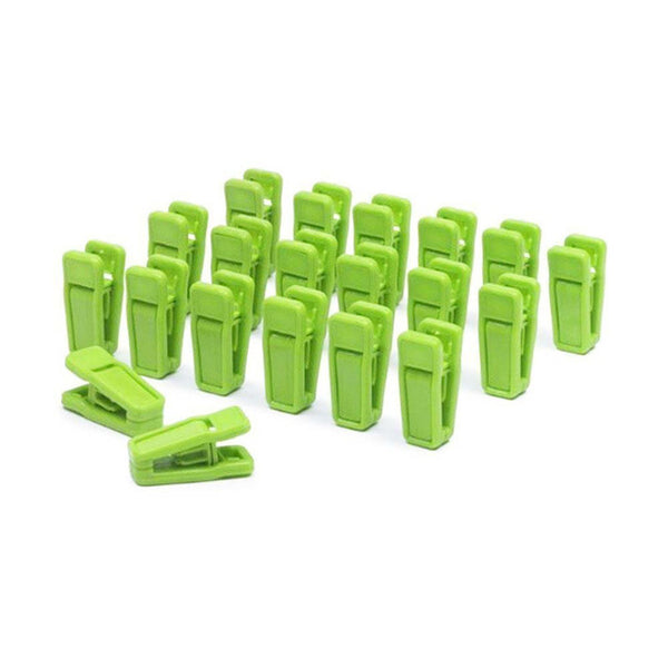 20PCS Heavy Duty Clothes Pegs Plastic Hangers Racks Clothespins Laundry Clothes Pins Hanging Pegs Clips