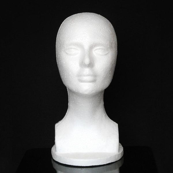 Female Mannequin Head - Styrofoam