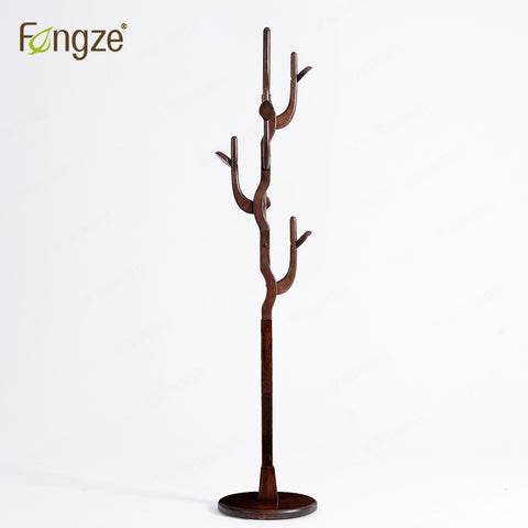 Solid Wood Modern Clothes Free Standing Clothes Tree