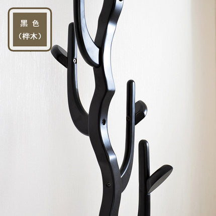 Solid Wood Modern Clothes Free Standing Clothes Tree