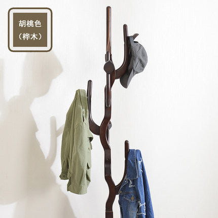 Solid Wood Modern Clothes Free Standing Clothes Tree