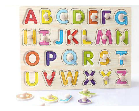 Capital Letter Peg Puzzle