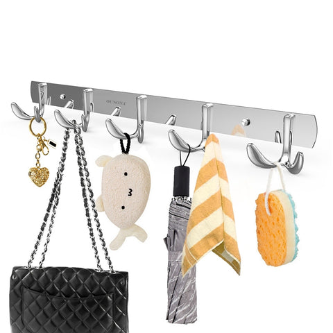 Wall Mounted Stainless Steel Hook Rack