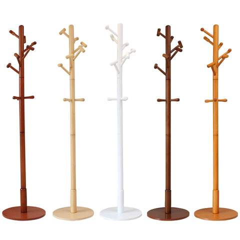 Tree-Style Wooden Coat Stand