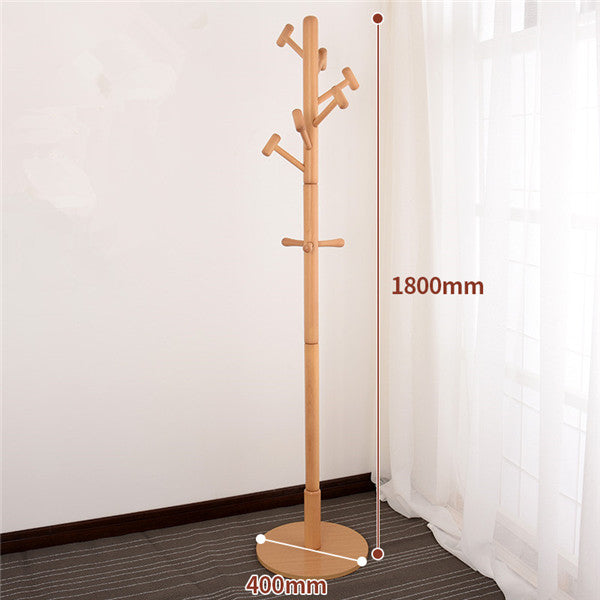 Tree-Style Wooden Coat Stand