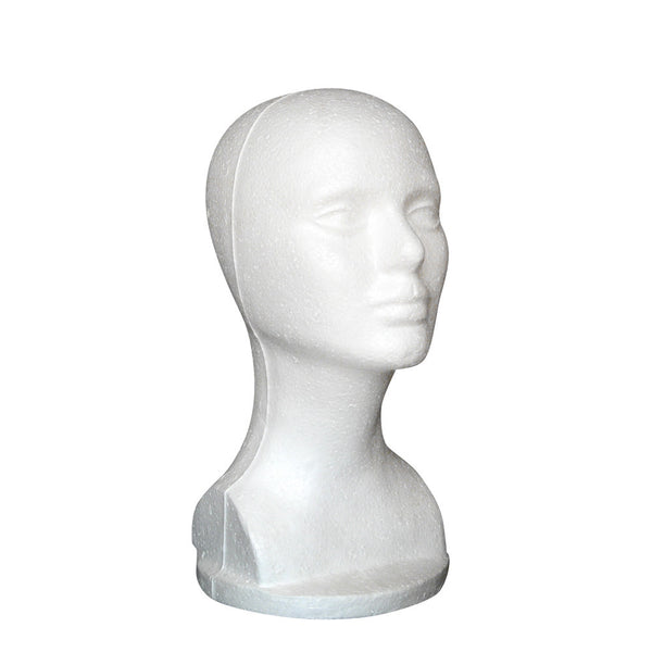 Female Styrofoam Hat Glasses Hair Wig Mannequin Stand Display Head Model Chest