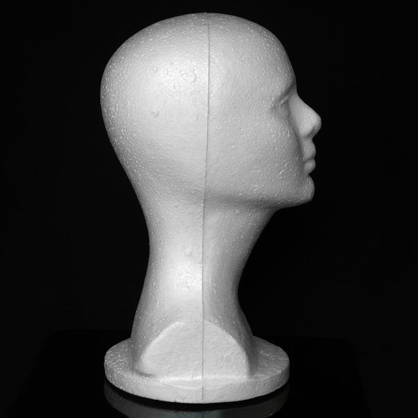 Female Styrofoam Hat Glasses Hair Wig Mannequin Stand Display Head Model Chest
