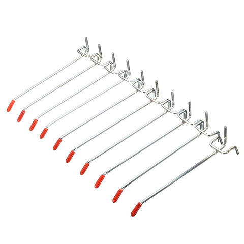 Retail Display Shop Hooks including end cap fits 25mm board