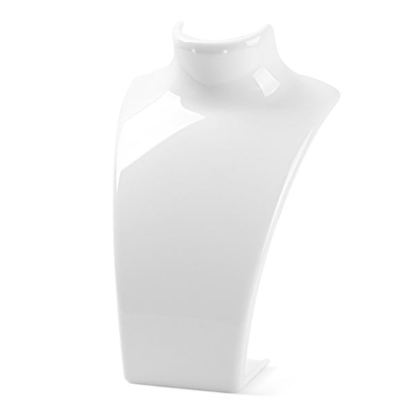 Jewelry Necklace Earrings Plastic Mannequin Bust Display Stand Organizer Holder