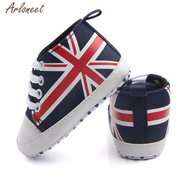 Baby Union Jack Flag Sneakers