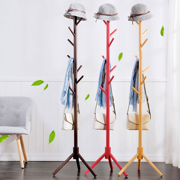 Simple Tripod Peg Style Floor Standing Coat Rack