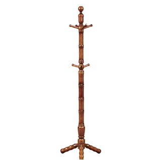 180cm Height Coat Stand made in Walnut wood
