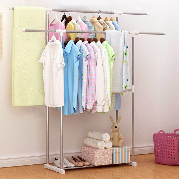 Modern creative standing closet fashion home hanger hat storage living room multi-functional stainless steel furniture coat rack