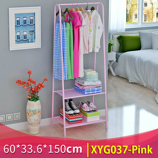 Modern minimalist fashion creative standing livingroom storage furniture hanger racks stainless steel multi-functional coat rack