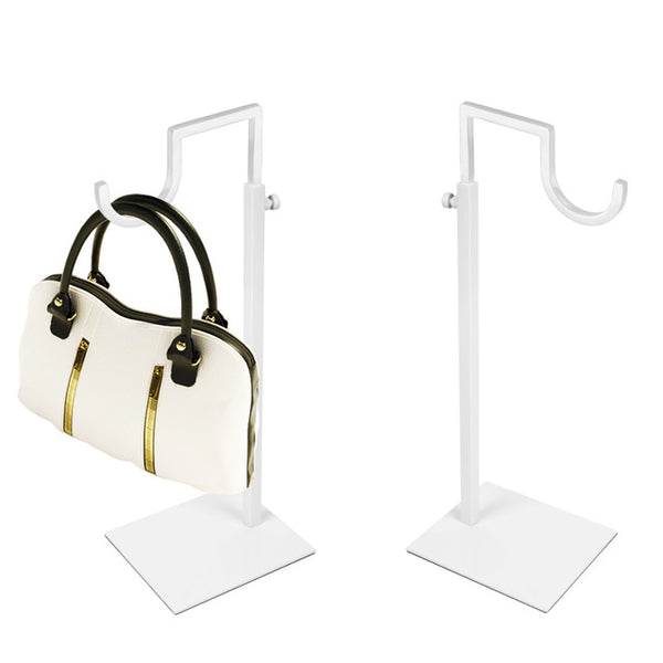 Linliangmuyu  Curved Hook metal Matte Silver / gold  Adjustable Handbag Display Stand  stainless steel Top-quality BJ15