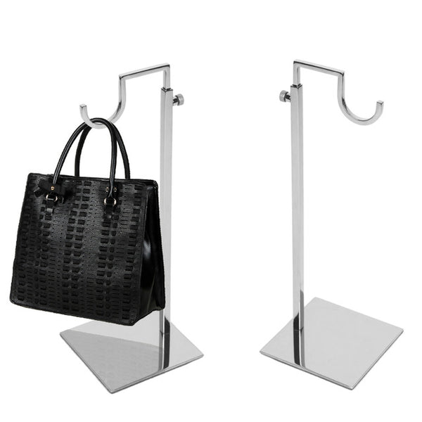 Genuine 10PCS Stainless Steel Bag Display Rack Adjustable Display Stand for Bag clothing store accessories Linliangmuyu BJ15