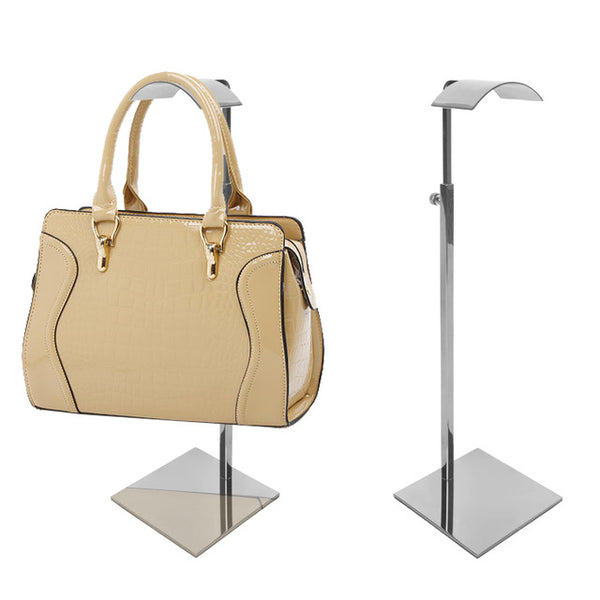 Half-arc shape women's handbag display holder stand rack adjustable height Linliangmuyu BJ09