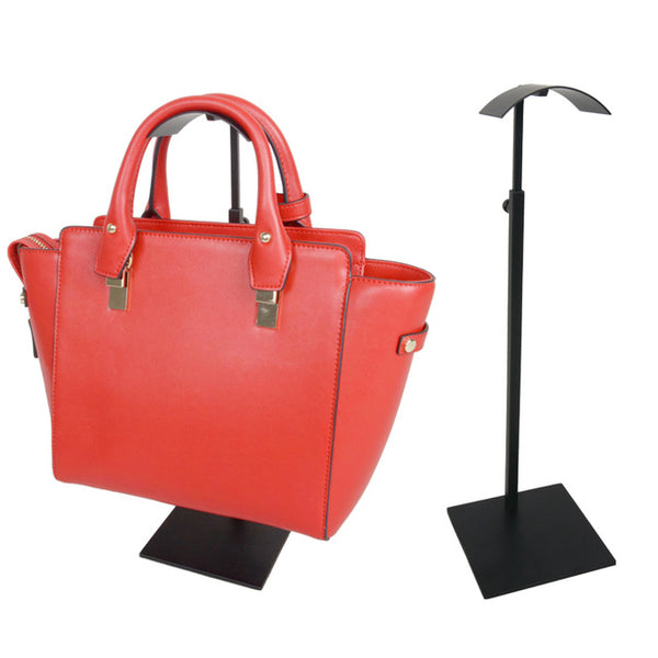 Half-arc shape women's handbag display holder stand rack adjustable height Linliangmuyu BJ09