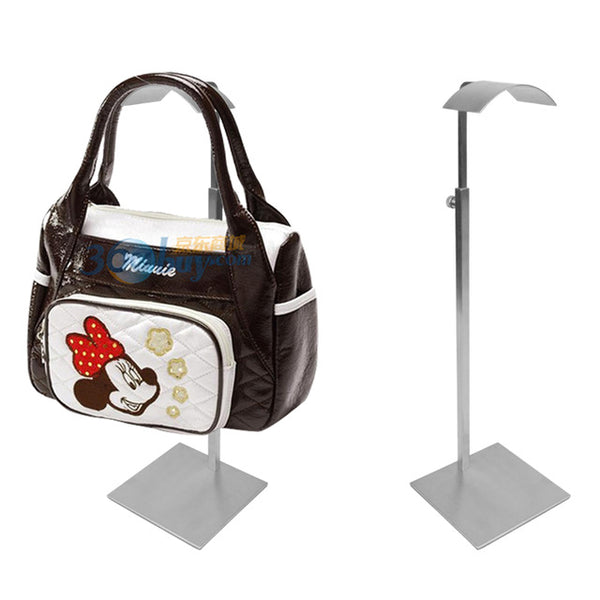 Half-arc shape women's handbag display holder stand rack adjustable height Linliangmuyu BJ09