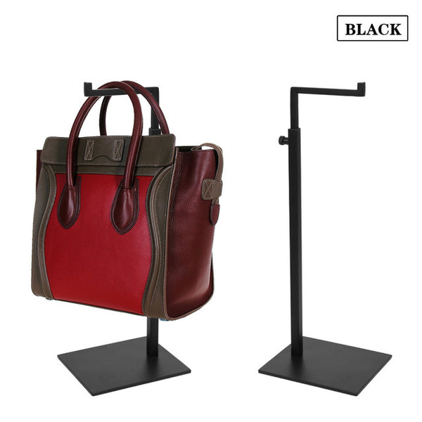 Linliangmuyu 7-shape High quality Metal Bag handbag Display Stand Holder Rack Adjustable Height BJ01-01
