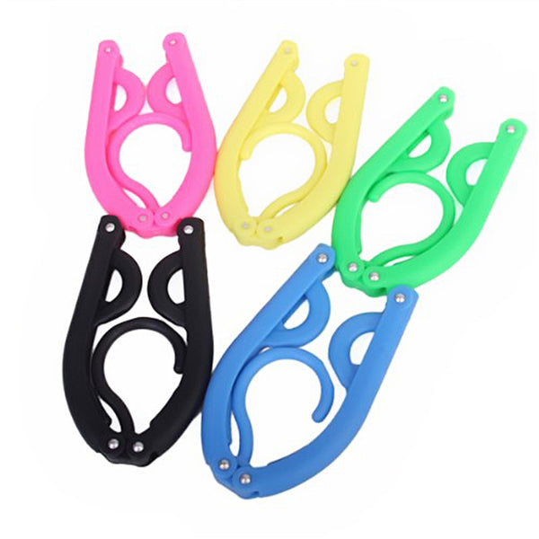 Portable Travel Folding Plastic Clothes Coat Hangers Racks