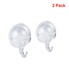 Suction Hooks Clear Plastic