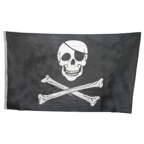 Huge 3x5FT Skull Crossbones Pirate Flags Grommets Decoration F15