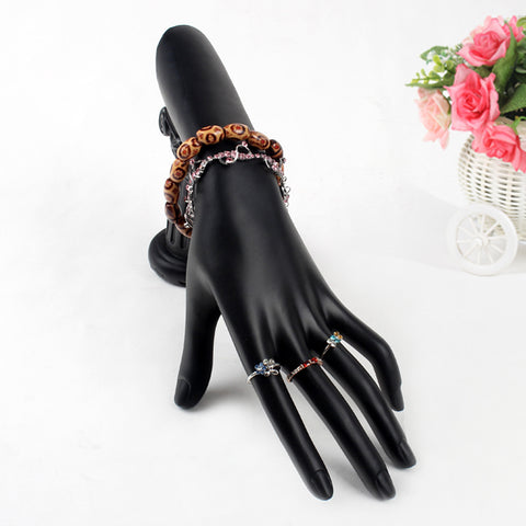 High Quality Resin Black  Female Mannequin Hand