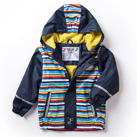 Striped Raincoat for Kids