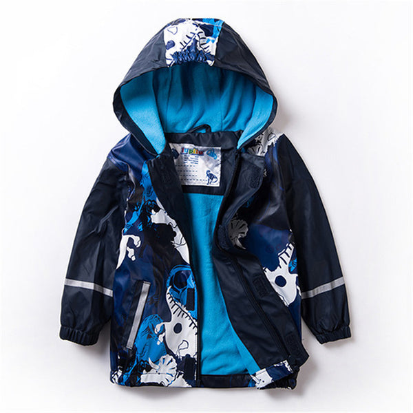 Kids Hooded Raincoat