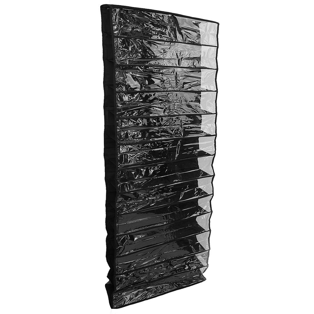 26 Pairs Over Door Hanging Stand Shoe Rack Shelf Storage Organiser Pocket Holder black