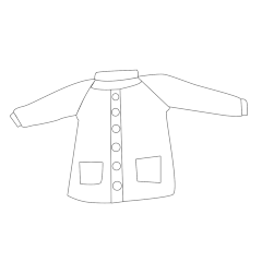 Raincoat Outline