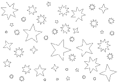 Star Outline Pattern