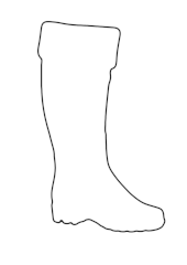 Wellington Boot Outline